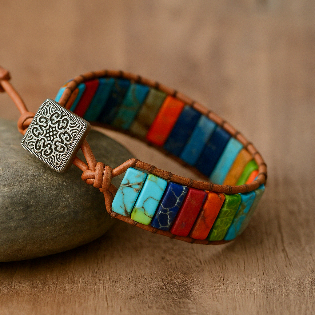 Pulseira Cristal Colorido
