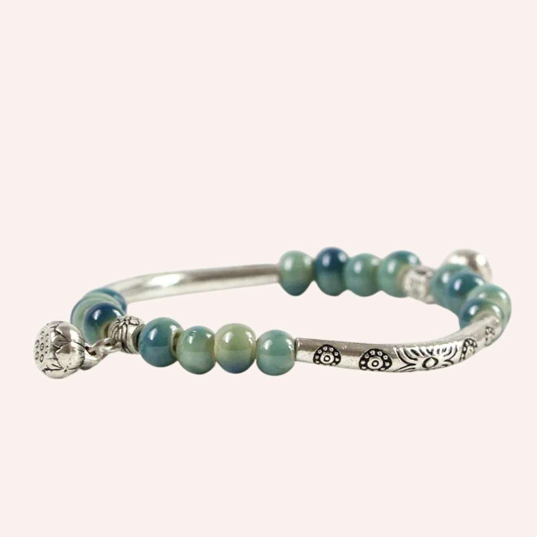 Pulseira Cerâmica Dourada