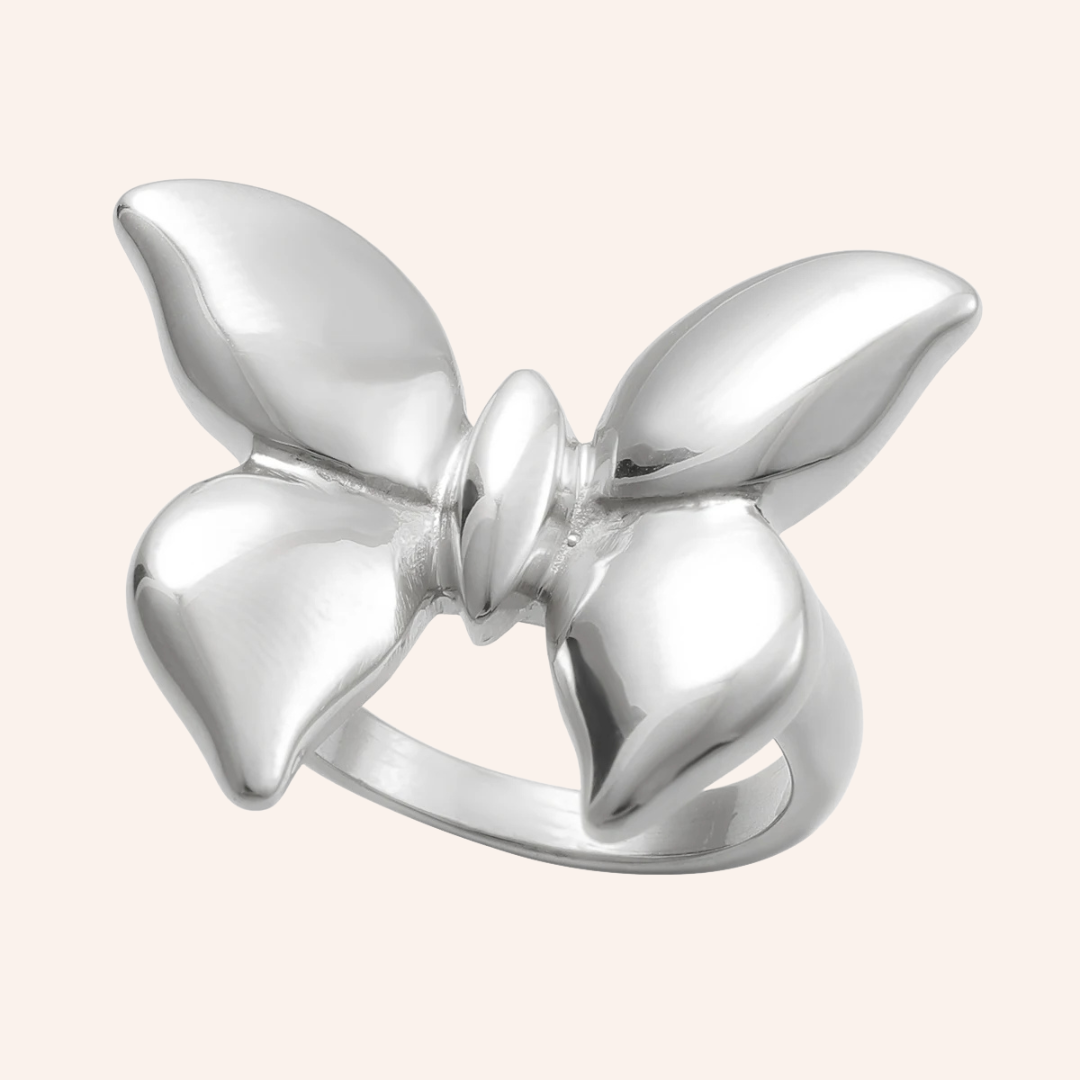 Anel Elegância Borboleta