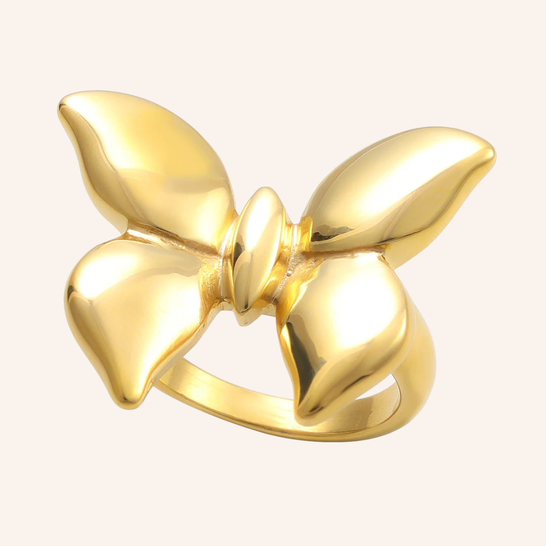 Anel Elegância Borboleta