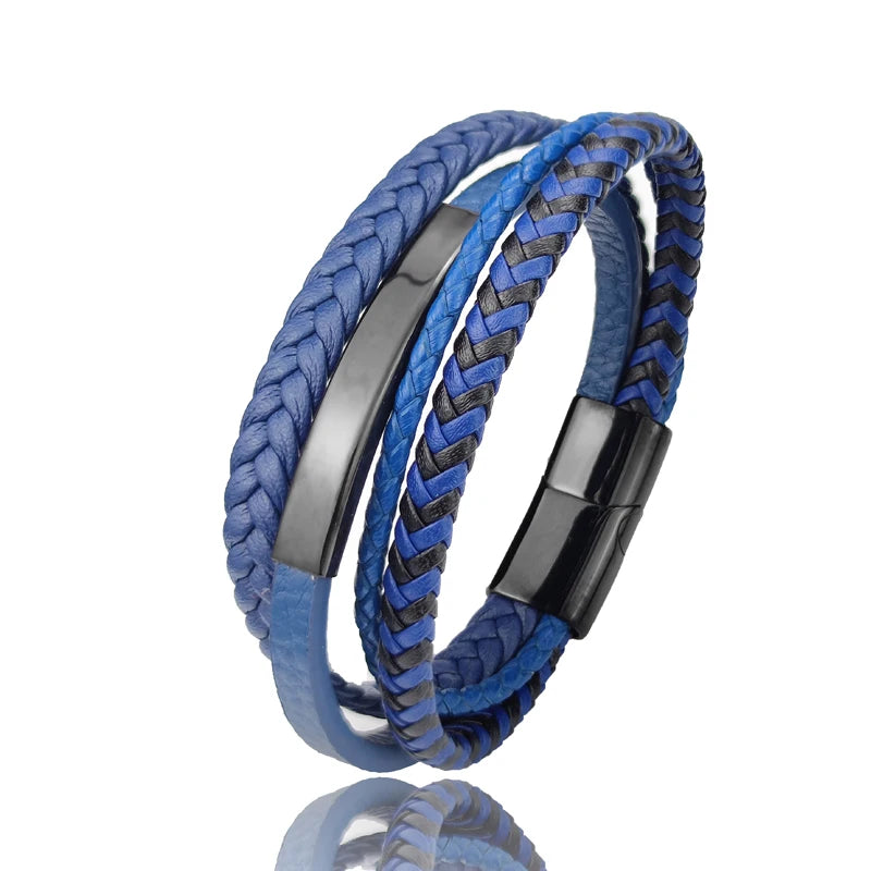 Pulseira Majestade de Couro Supremo