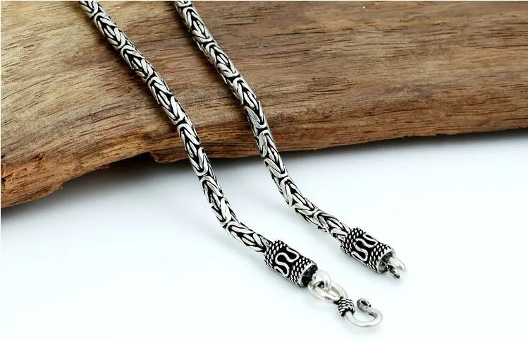 Colar e Pulseira Masculino Luxo Imperial Prata Esterlina S925