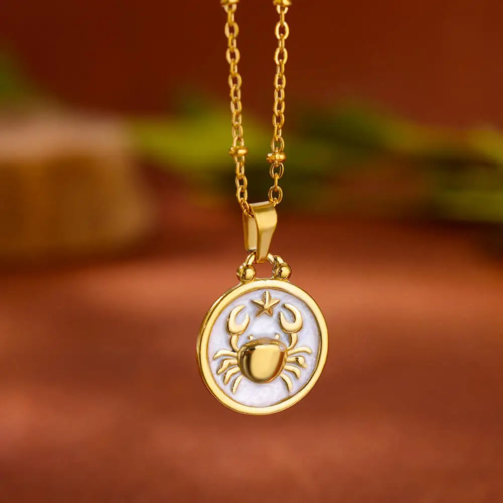 Colar Signos Encanto Zodiacal em Ouro