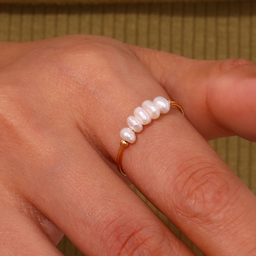 Anel Elegance Pearl Luxo