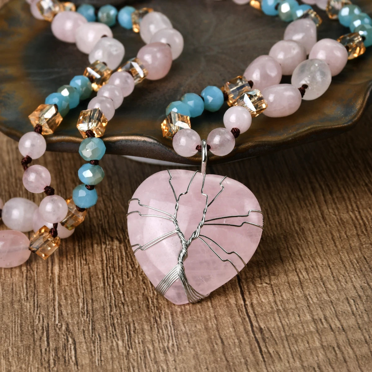 Colar Serenidade Rosa