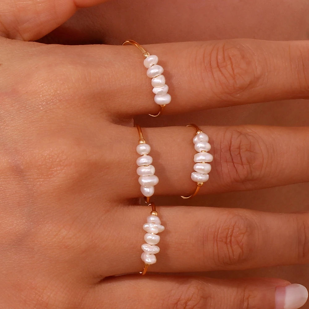 Anel Elegance Pearl Luxo