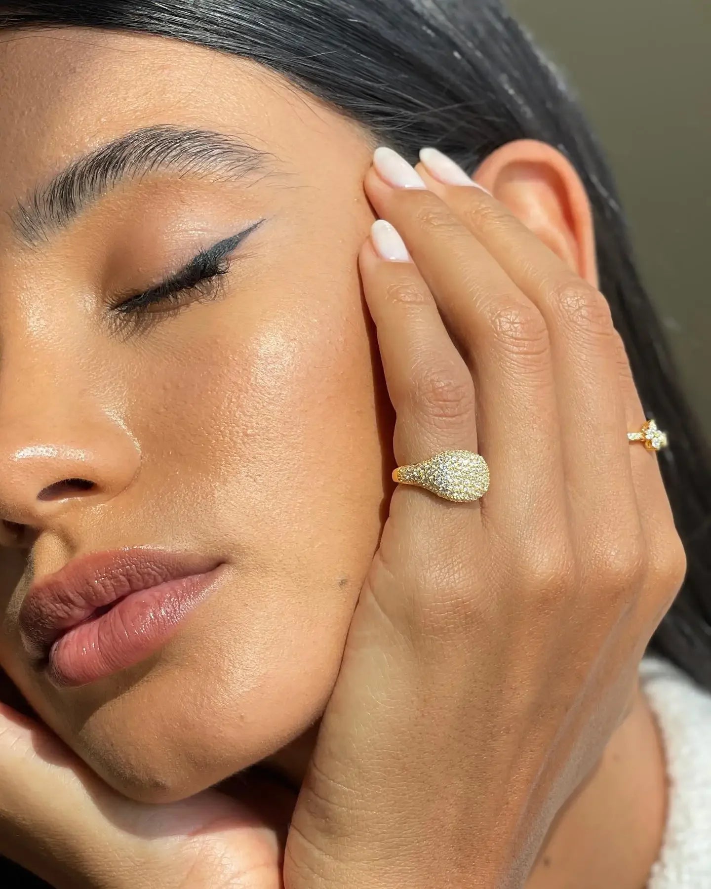Joias da moda 5a anéis de cauda de zircônia para mulheres charme pedras brancas com cores banhadas a ouro e platina anillos mujer para festa
