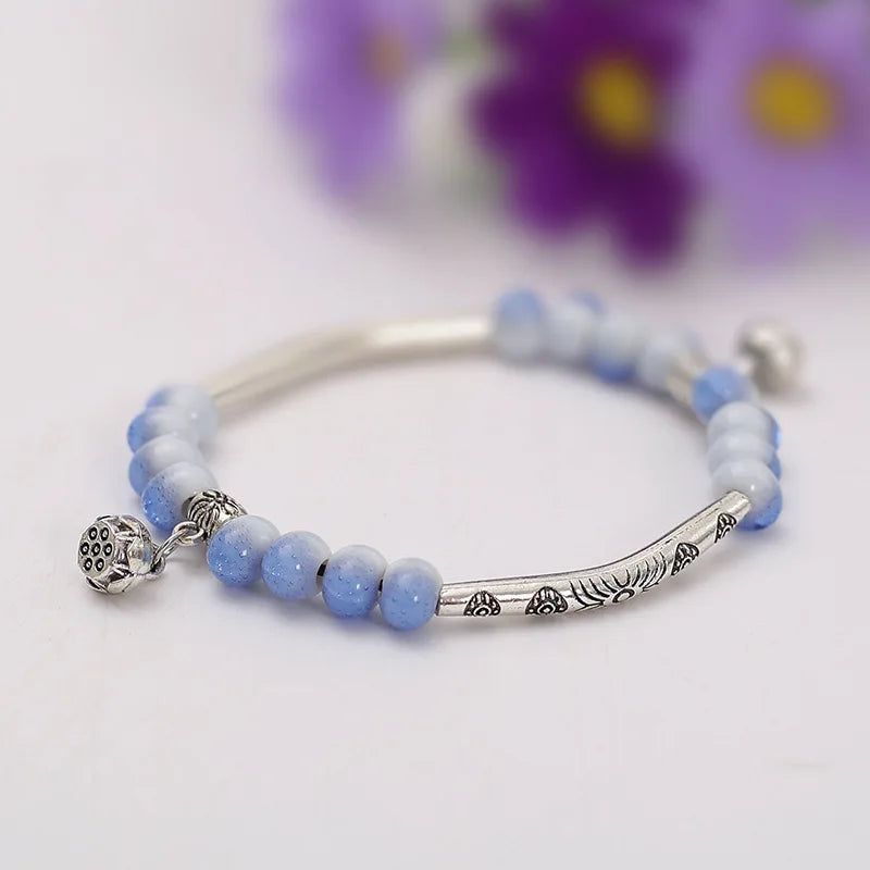 Pulseira Cerâmica Dourada