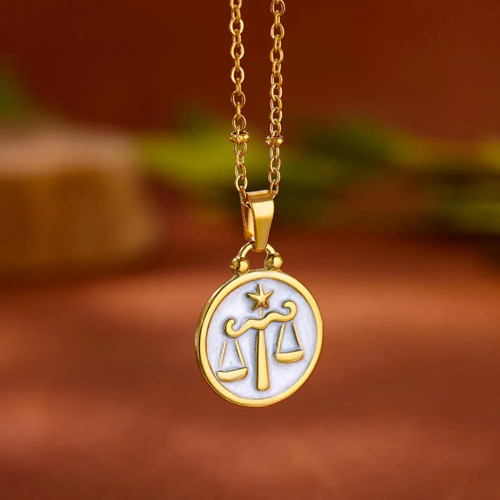 Colar Signos Encanto Zodiacal em Ouro