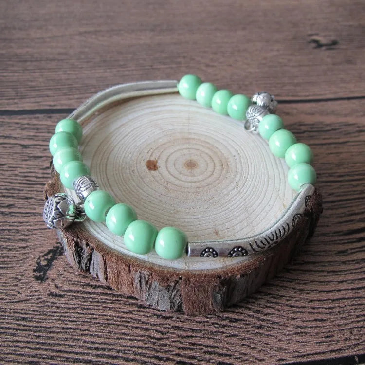 Pulseira Cerâmica Dourada