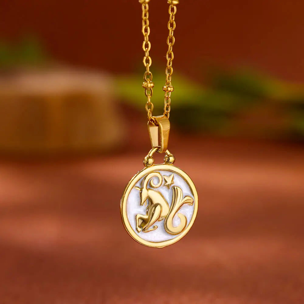 Colar Signos Encanto Zodiacal em Ouro