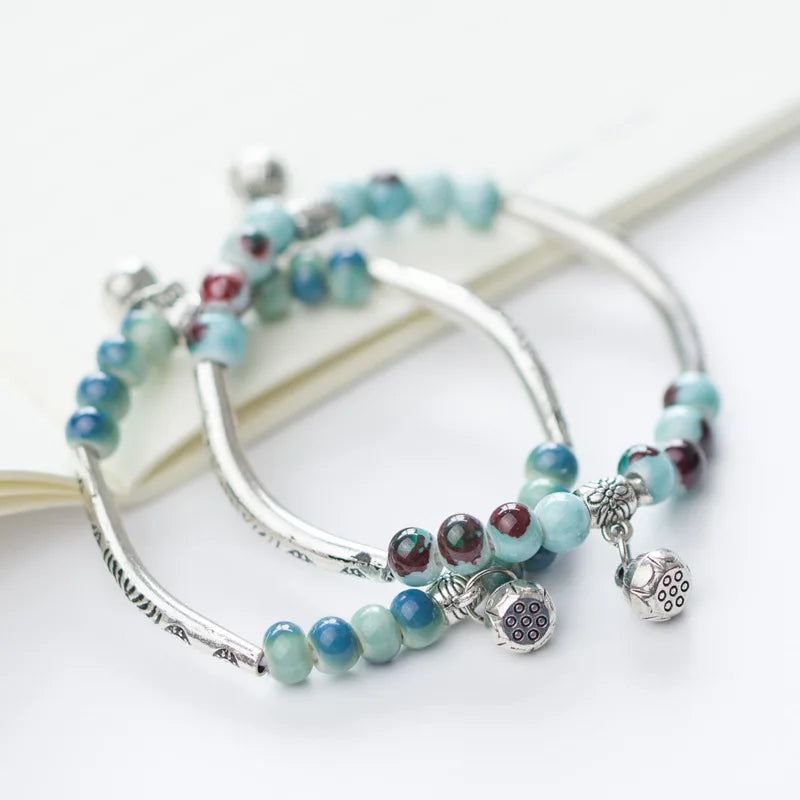 Pulseira Cerâmica Dourada