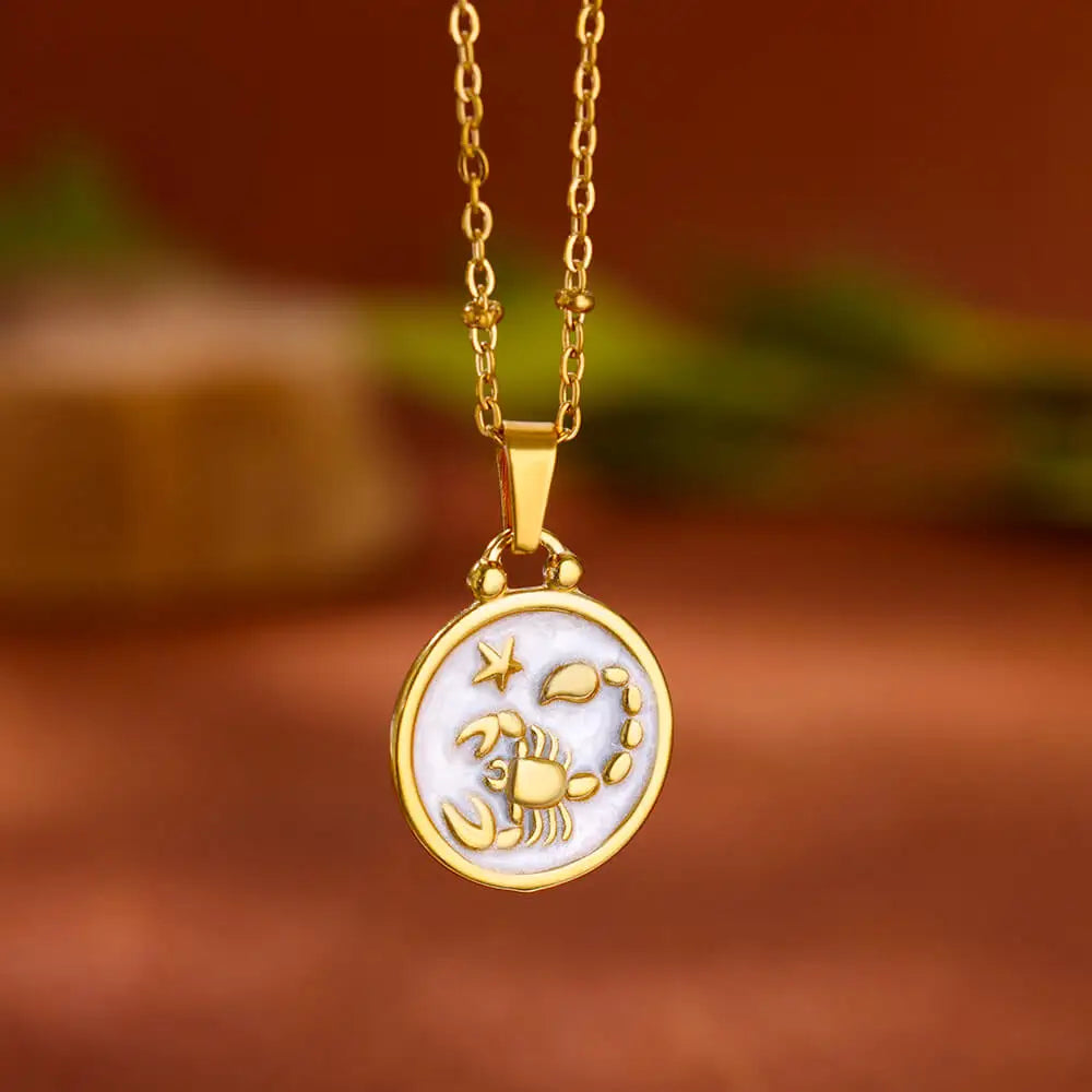 Colar Signos Encanto Zodiacal em Ouro