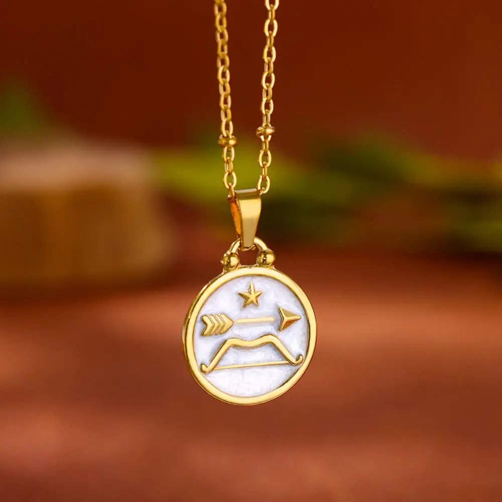 Colar Signos Encanto Zodiacal em Ouro