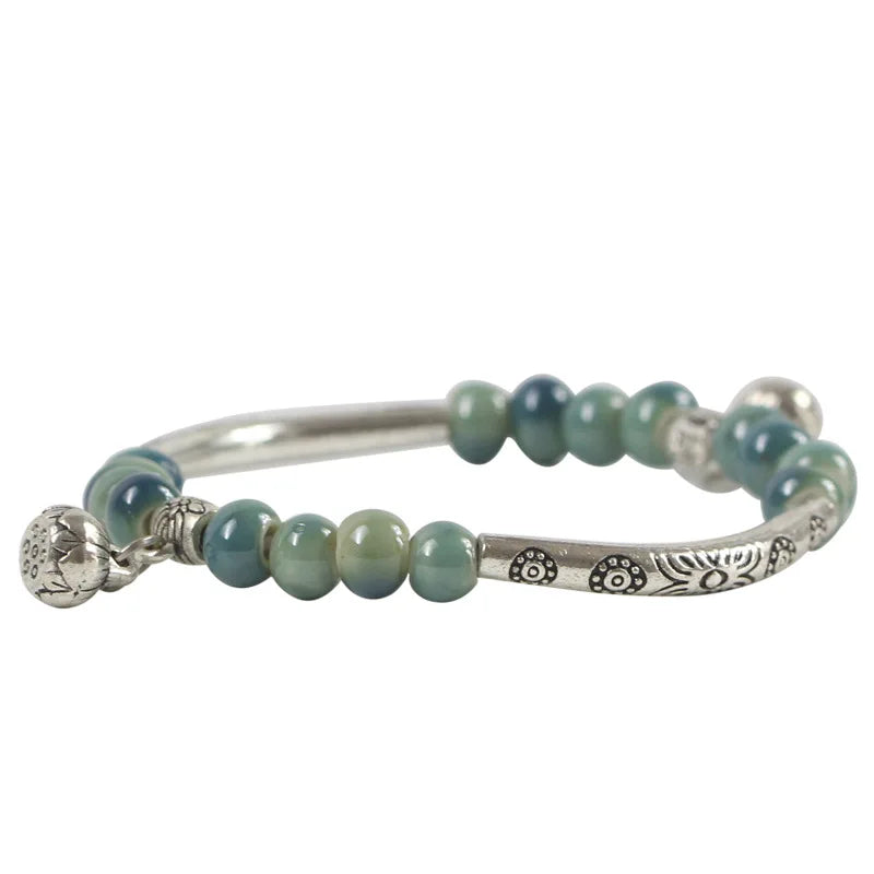 Pulseira Cerâmica Dourada