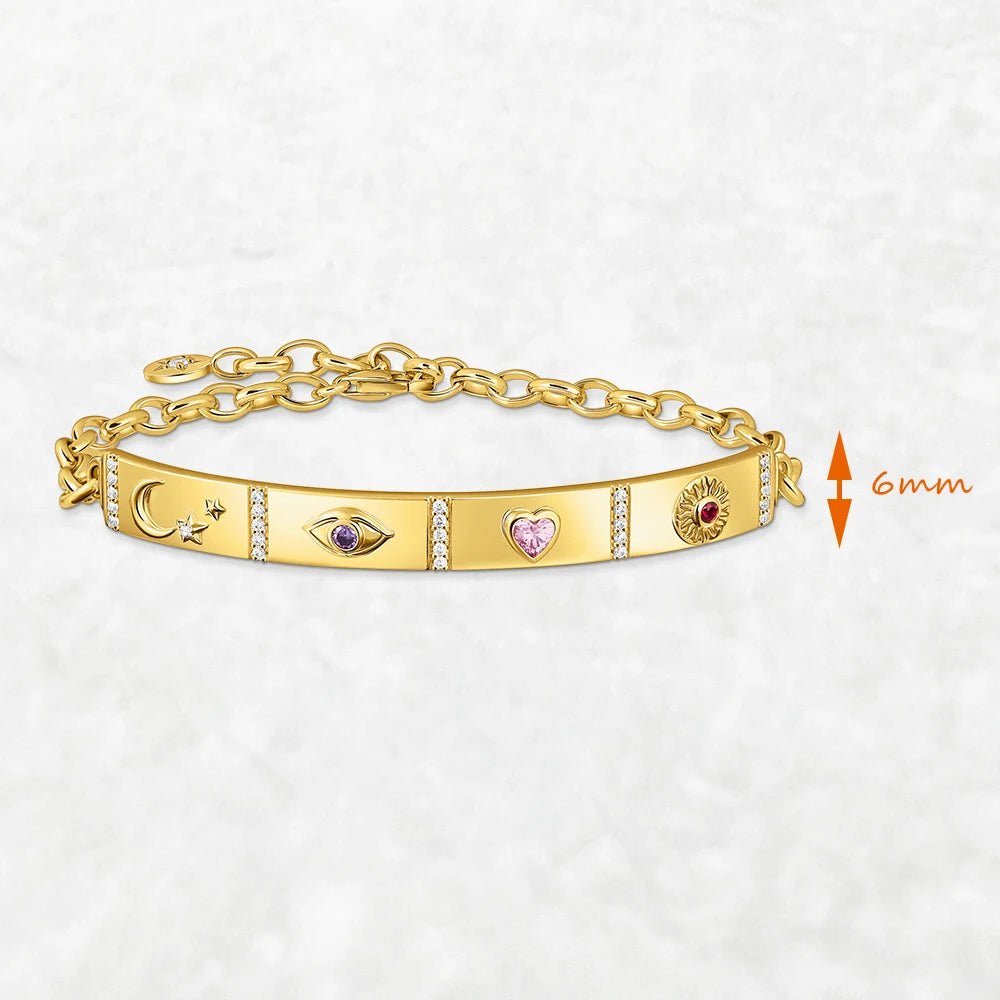 Pulseira Celestial Dourada