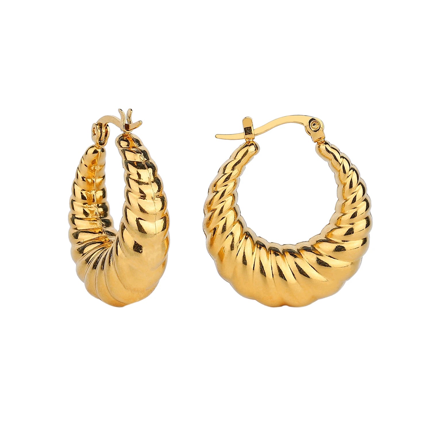 Brincos Argola Dourada 18K