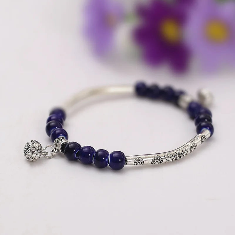 Pulseira Cerâmica Dourada