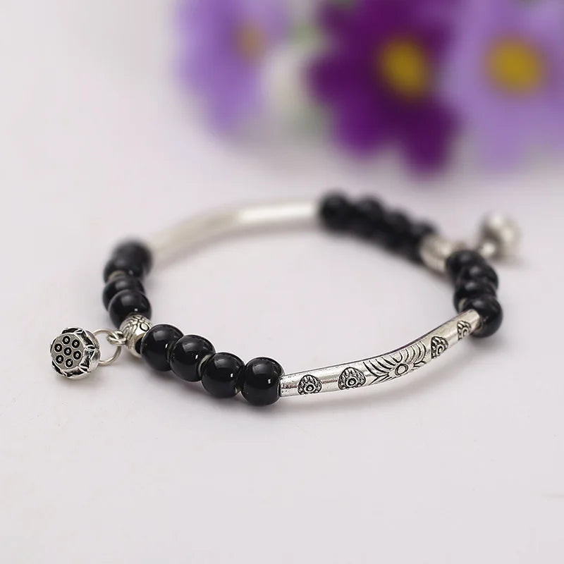 Pulseira Cerâmica Dourada