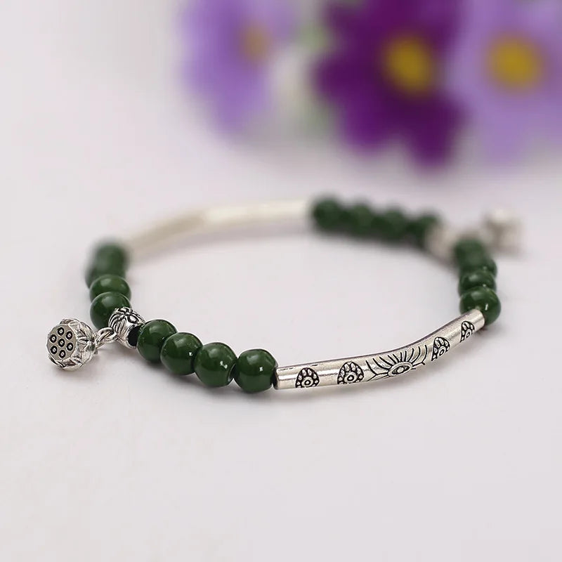 Pulseira Cerâmica Dourada