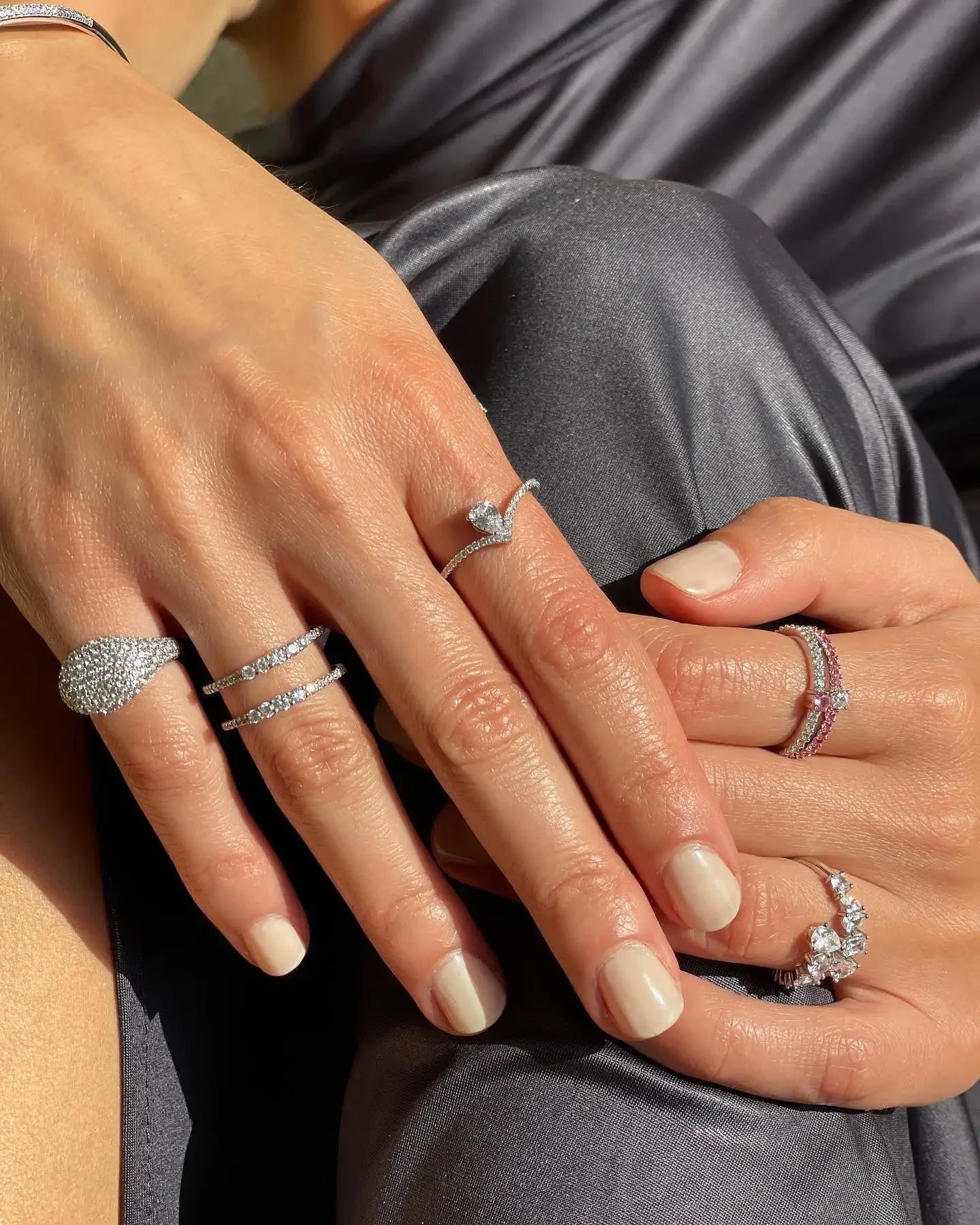 Joias da moda 5a anéis de cauda de zircônia para mulheres charme pedras brancas com cores banhadas a ouro e platina anillos mujer para festa