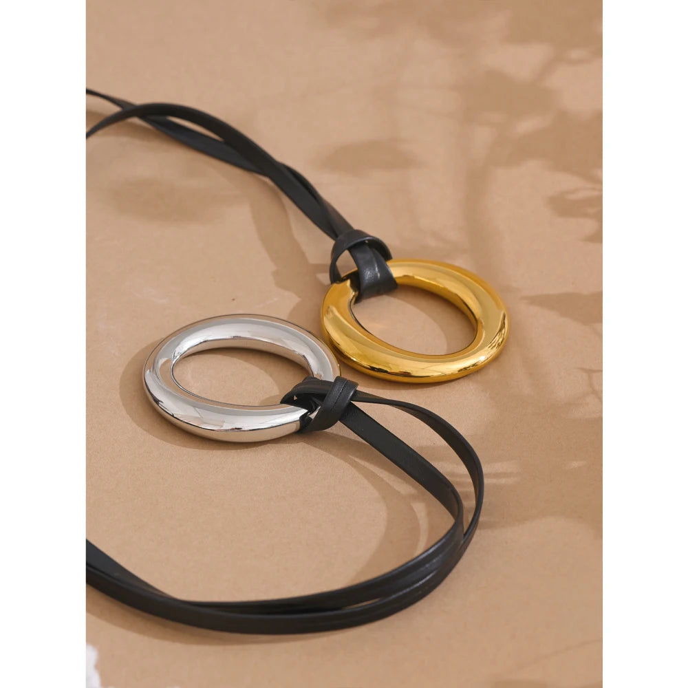 Colar Pingente Circular
