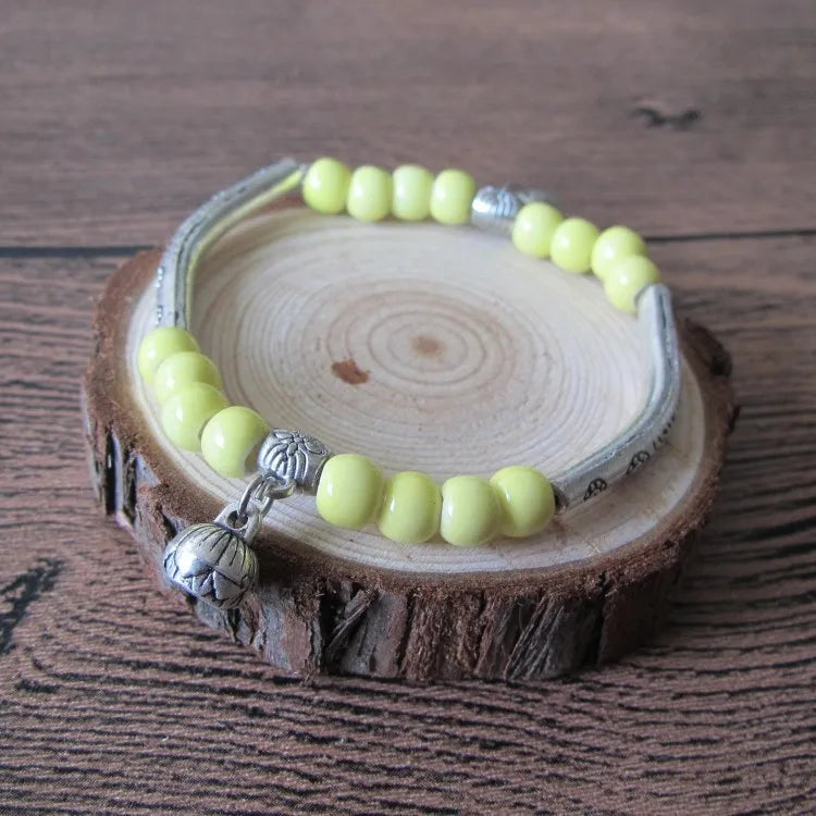 Pulseira Cerâmica Dourada