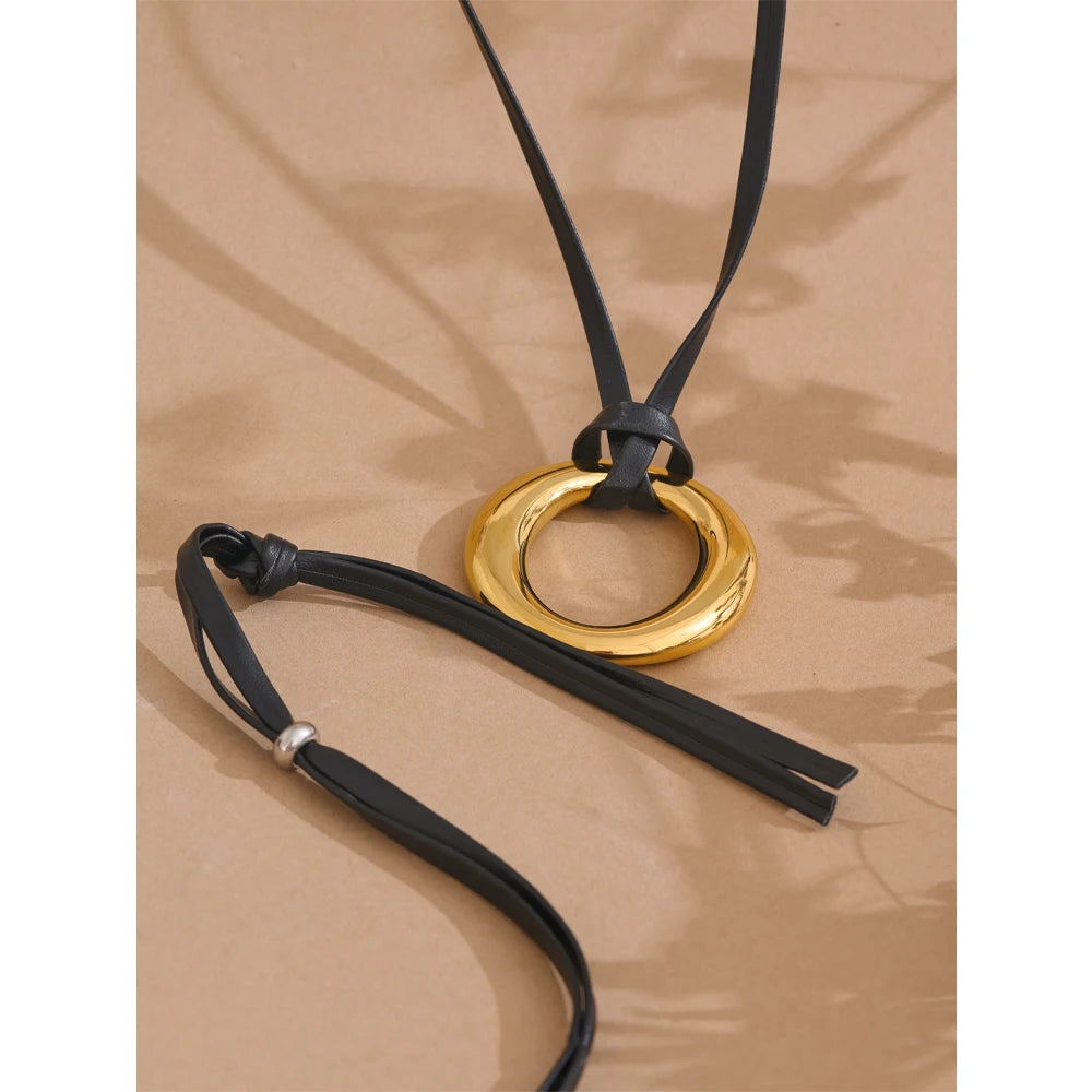 Colar Pingente Circular