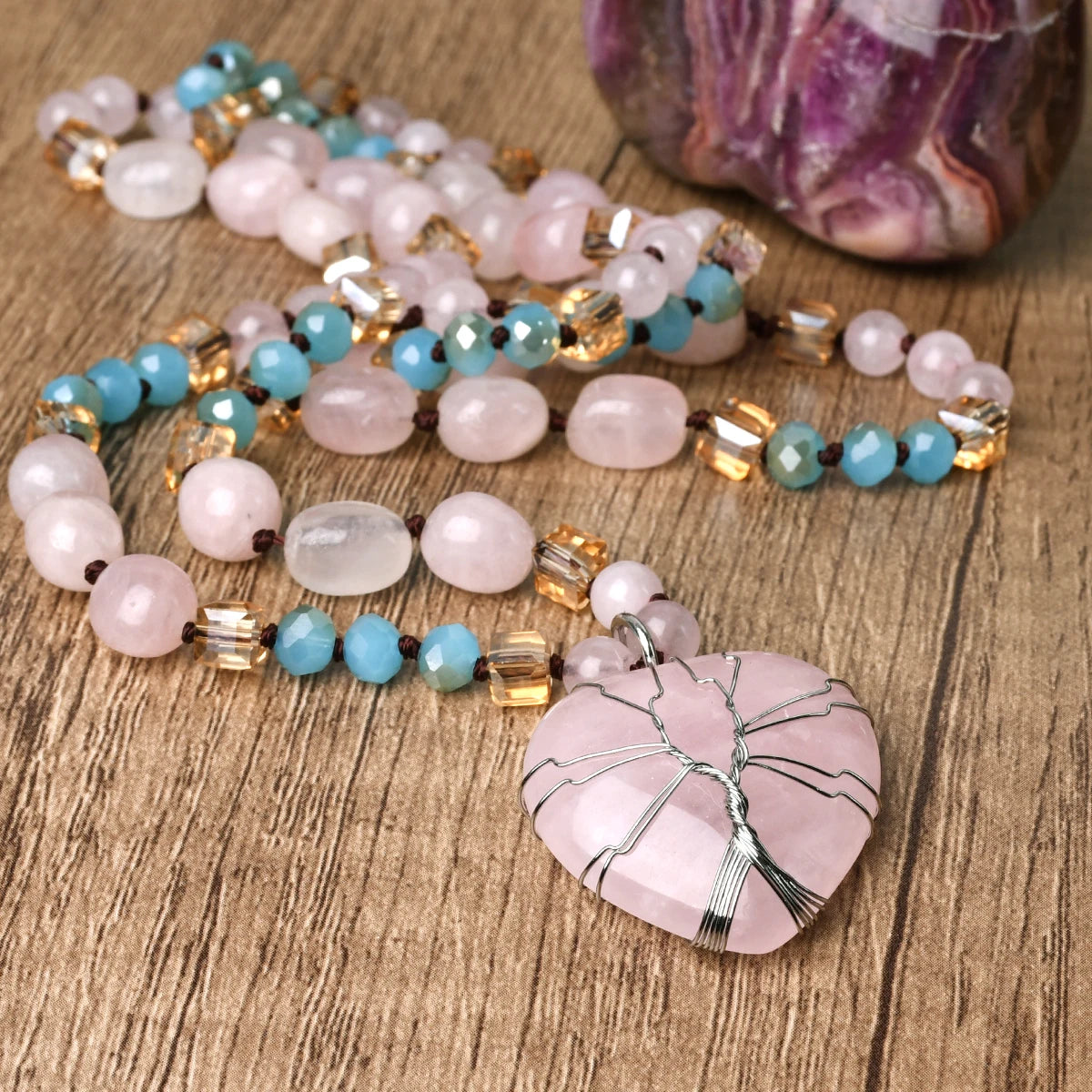 Colar Serenidade Rosa