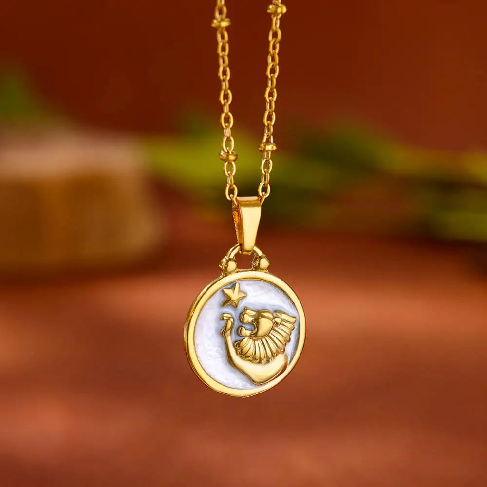 Colar Signos Encanto Zodiacal em Ouro