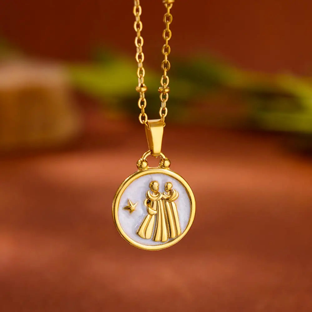 Colar Signos Encanto Zodiacal em Ouro