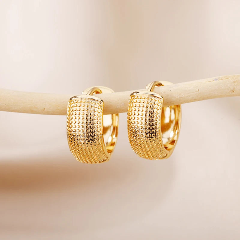 Brincos de argola pequenos cor dourada para mulheres, brincos de aço inoxidável cor prata 2024, joia piercing tendência, presente pendientes mujer