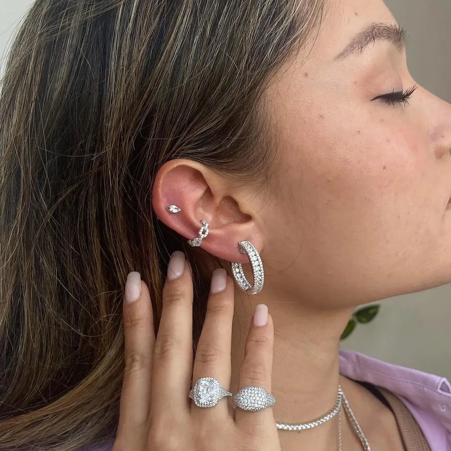 Joias da moda 5a anéis de cauda de zircônia para mulheres charme pedras brancas com cores banhadas a ouro e platina anillos mujer para festa