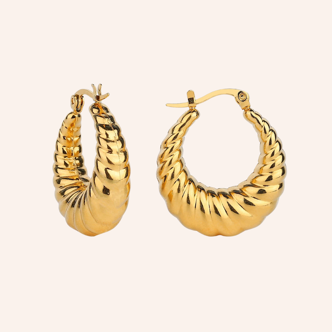 Brincos Argola Dourada 18K