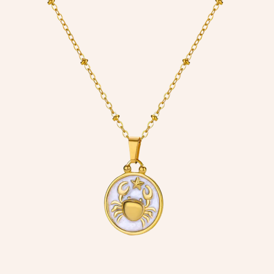 Colar Signos Encanto Zodiacal em Ouro