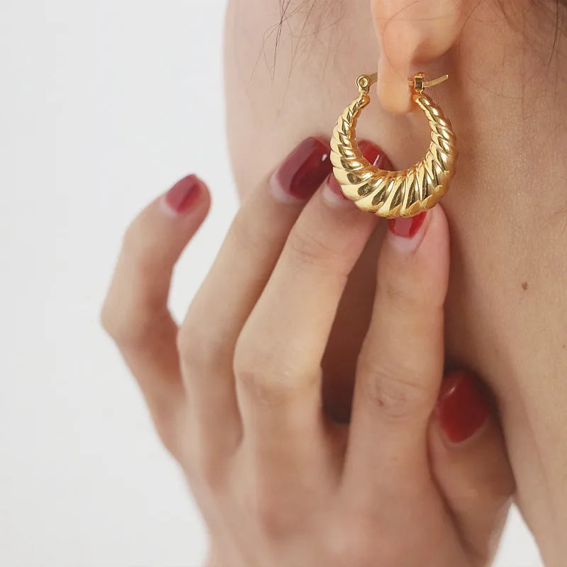 Brincos Argola Dourada 18K