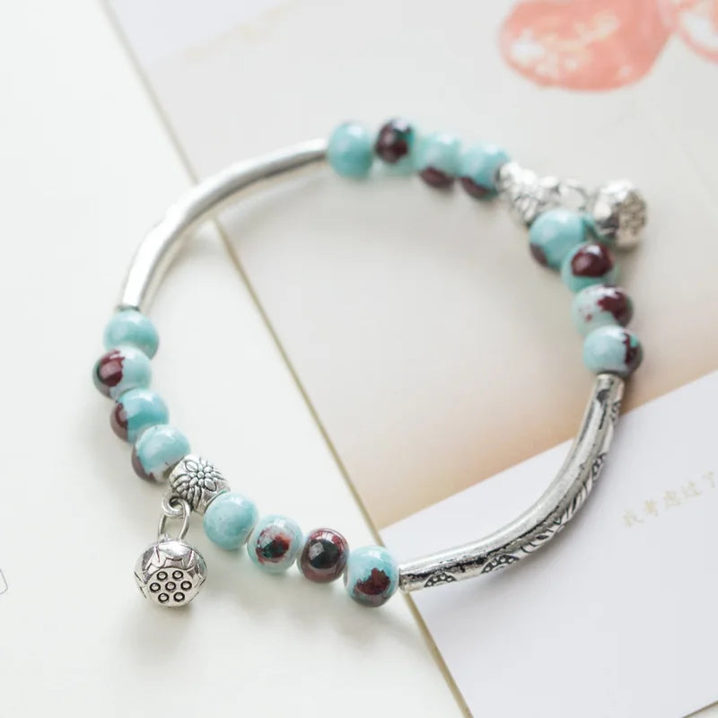 Pulseira Cerâmica Dourada