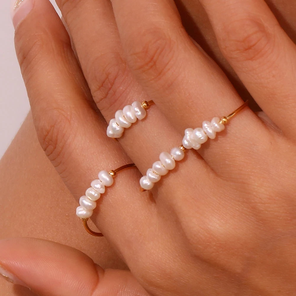 Anel Elegance Pearl Luxo